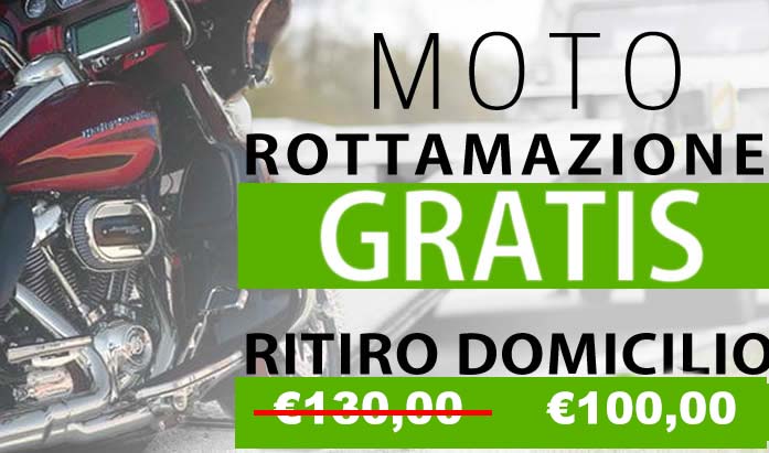 Rottamazione Scooter Nazzano - Rottamazione moto e scooter gratis con ritiro a domicilio scontato